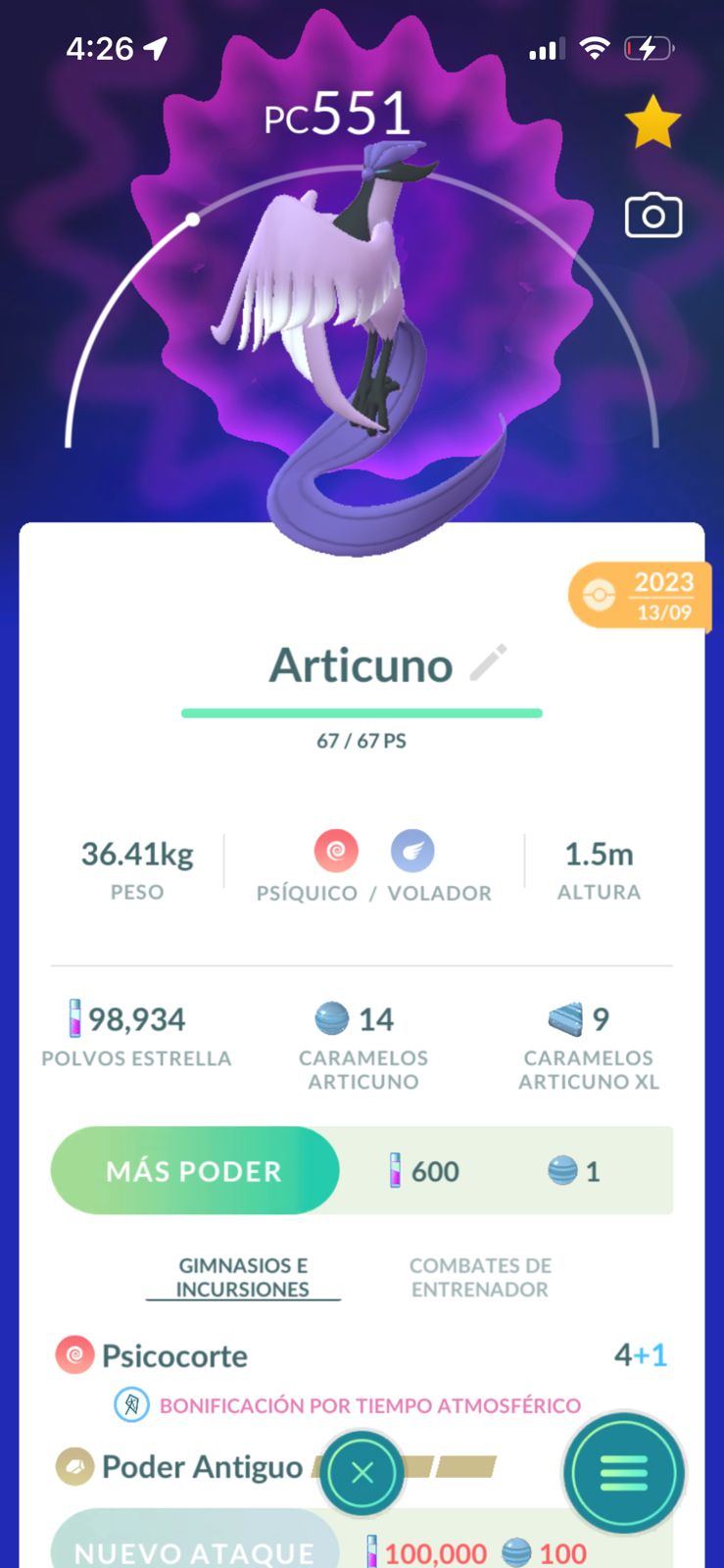 ⚡ Cuenta Pokémon