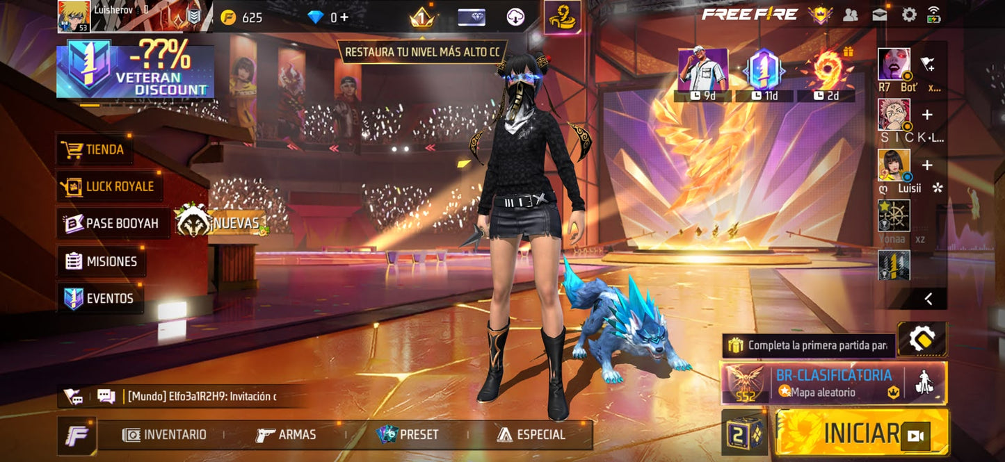 🔥 Cuenta Free Fire
