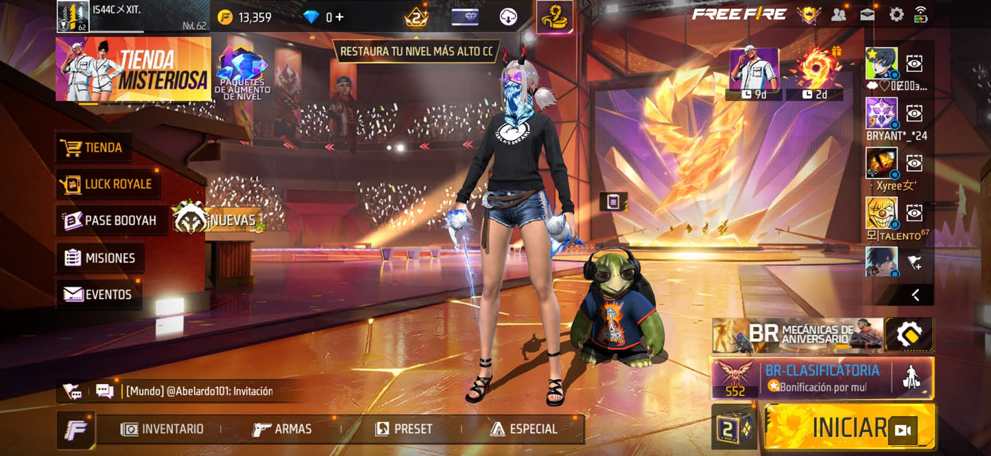 🔥 Cuenta Free Fire