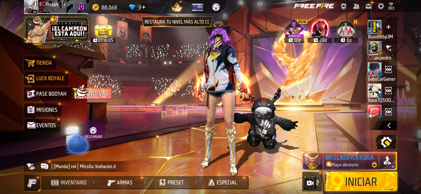 🔥 Cuenta Free Fire