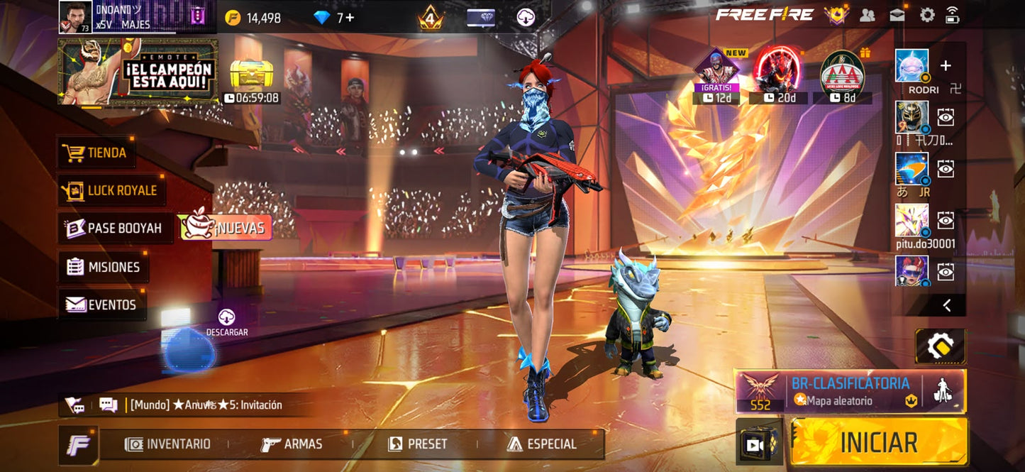 🔥 Cuenta Free Fire
