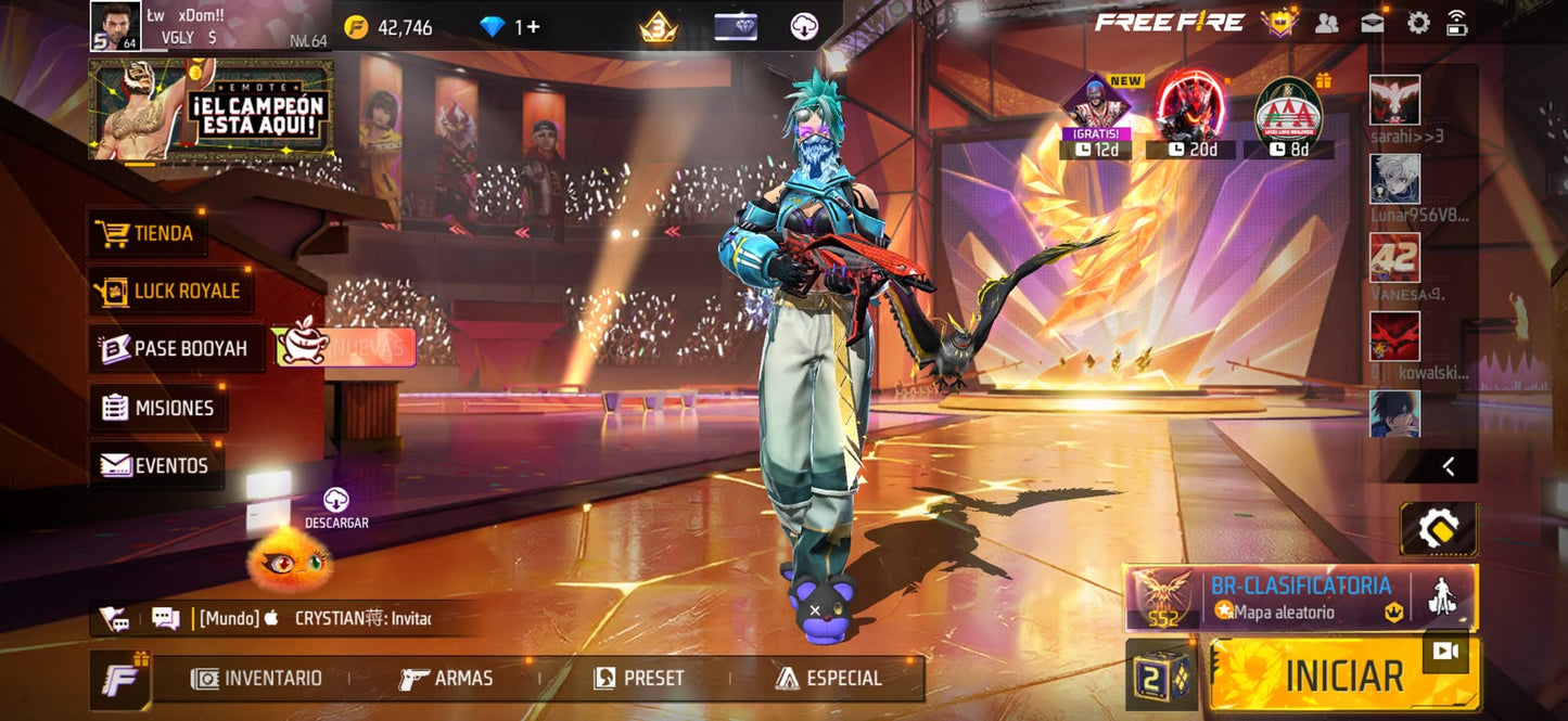 🔥 Cuenta Free Fire