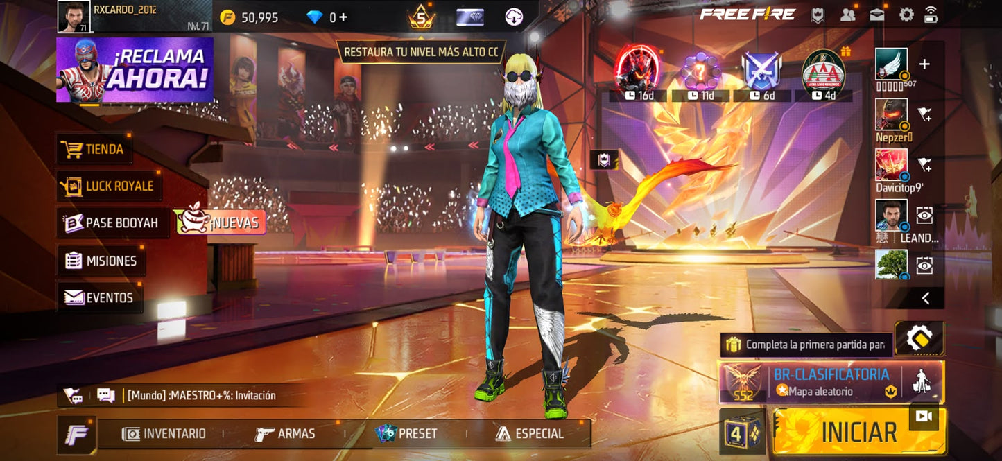🔥 Cuenta Free Fire