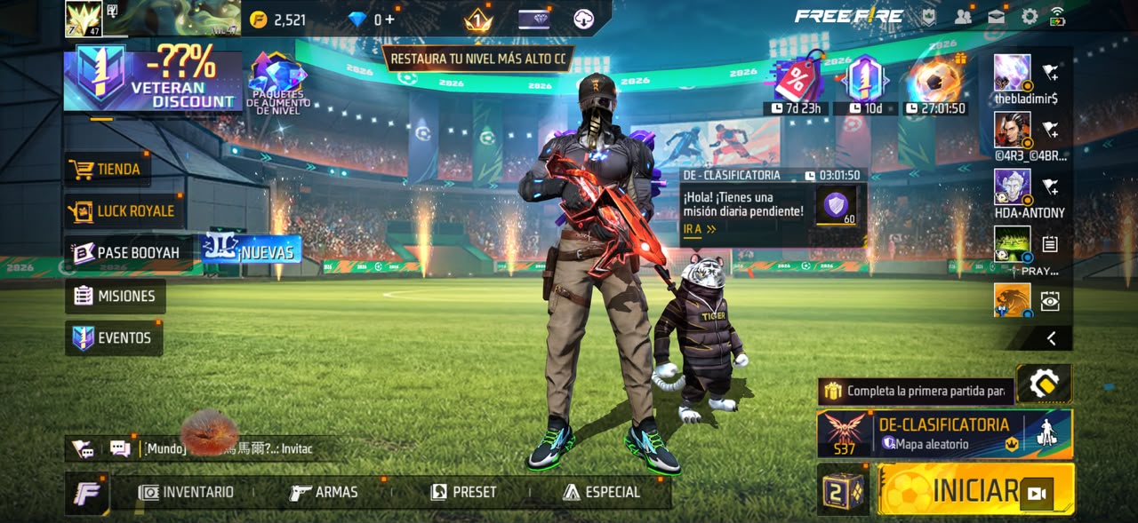🔥 Cuenta Free Fire