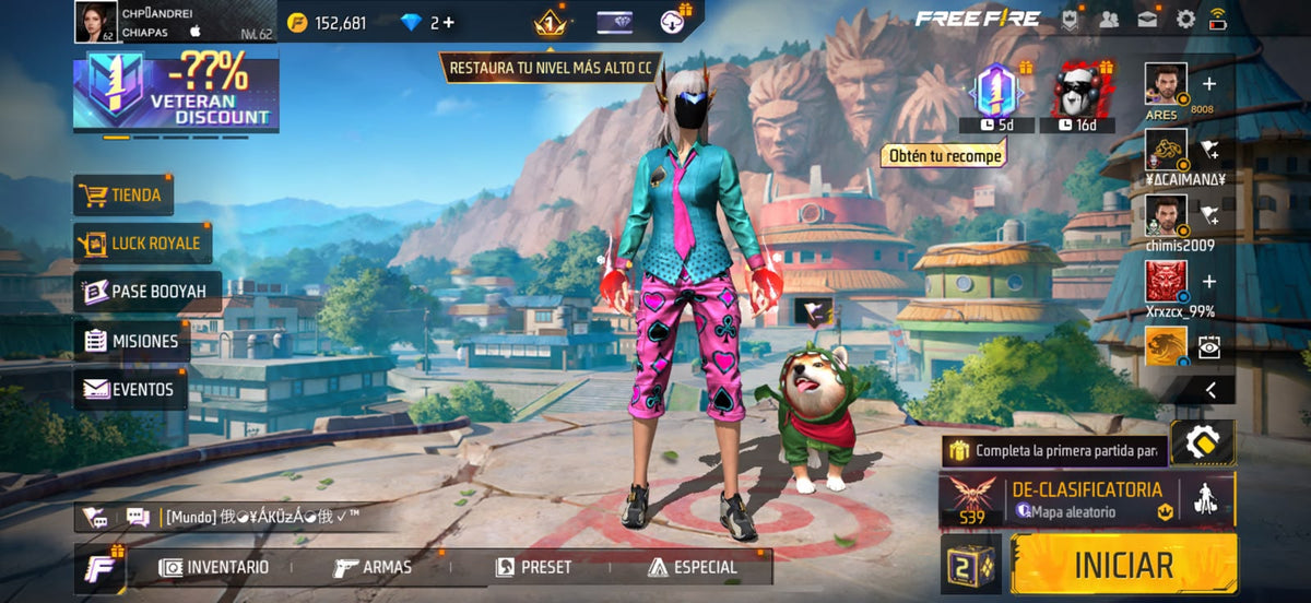 🔥 Cuenta Free Fire