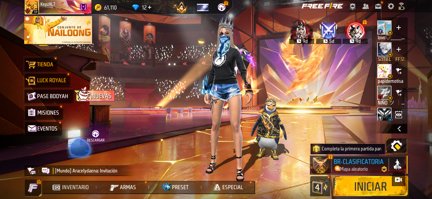 🔥 Cuenta Free Fire