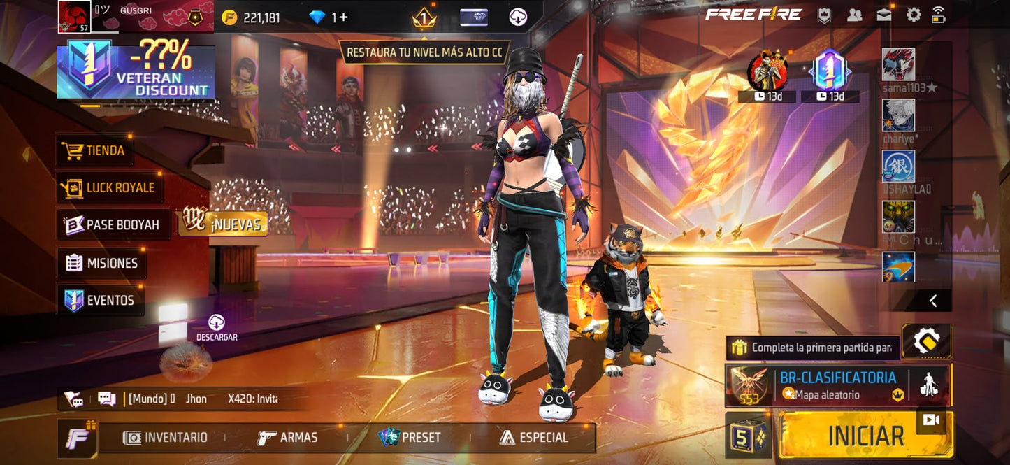 🔥 Cuenta Free Fire
