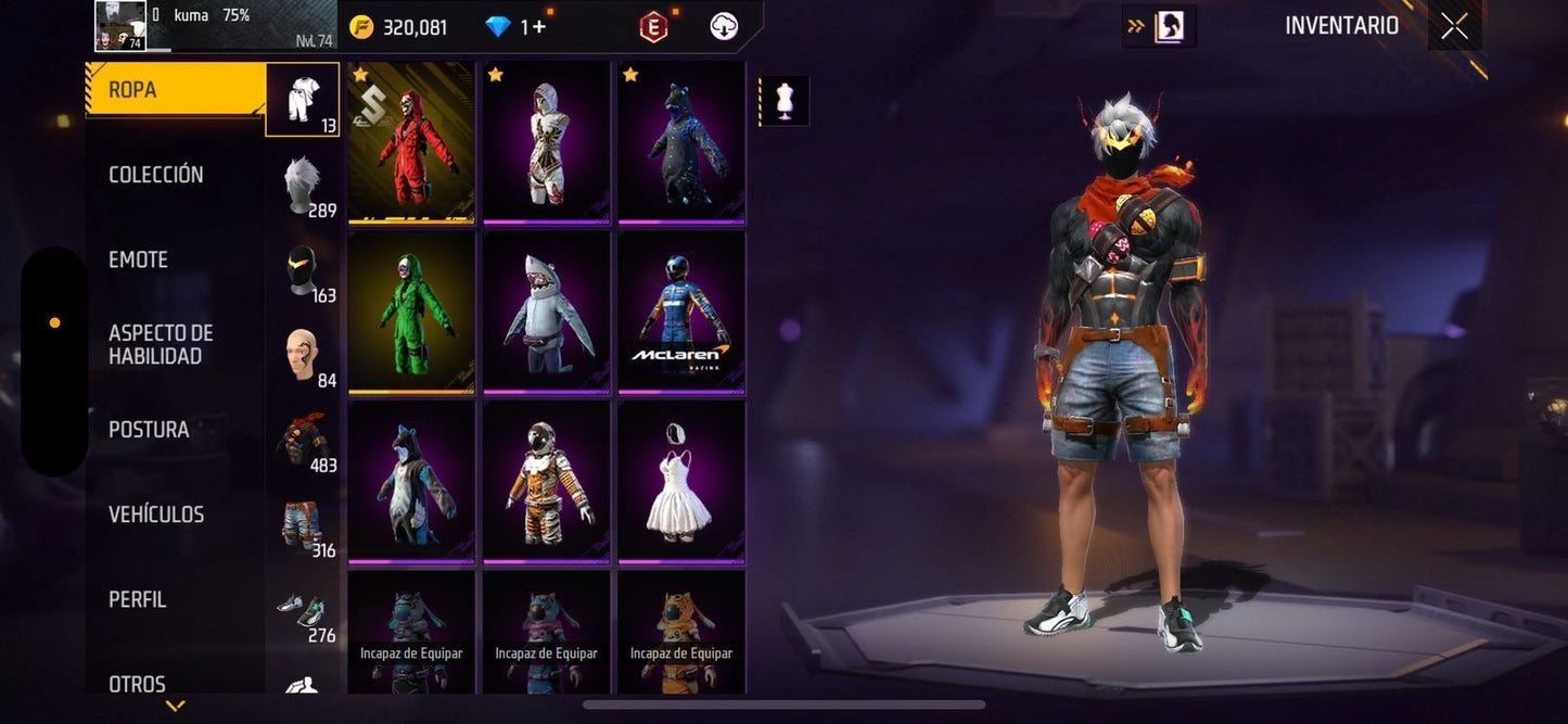 CUENTA CON 483 PECHOS, 8 EVOLUTIVAS, 4 EVOS A NIVEL 7, DOS DE ELLAS A NIVEL 6, CRIMINAL VERDE Y ROJO, ESPECTRO VIOLETA, BARBA DEL VIEJO, CONEJO GUERRERO, GUARDIA INFERNAL, MUCHÍSIMOS PECHOS INSANOS BUENA CUENTA REYES CHETADA REGIÓN; Sudamérica