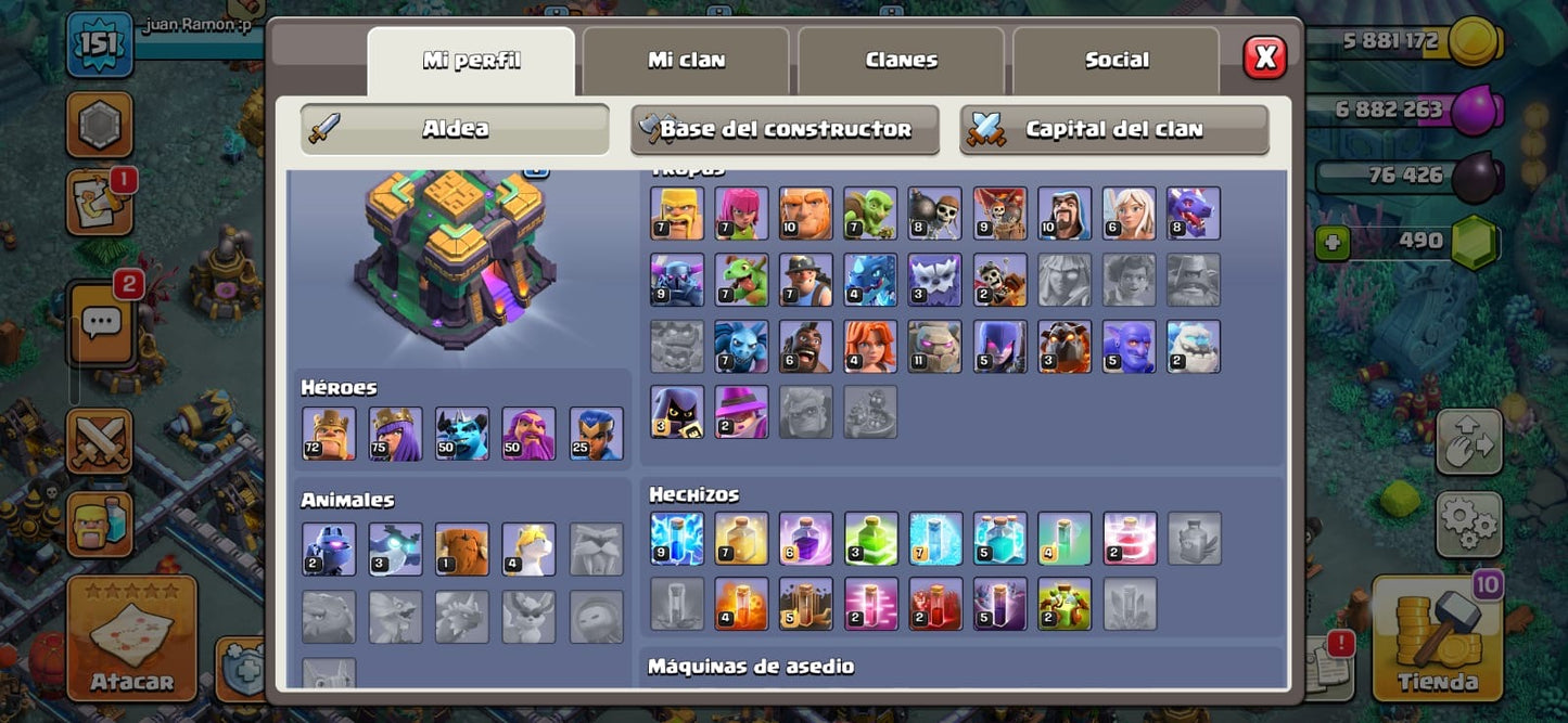 🏰 Cuenta Clash of Clans