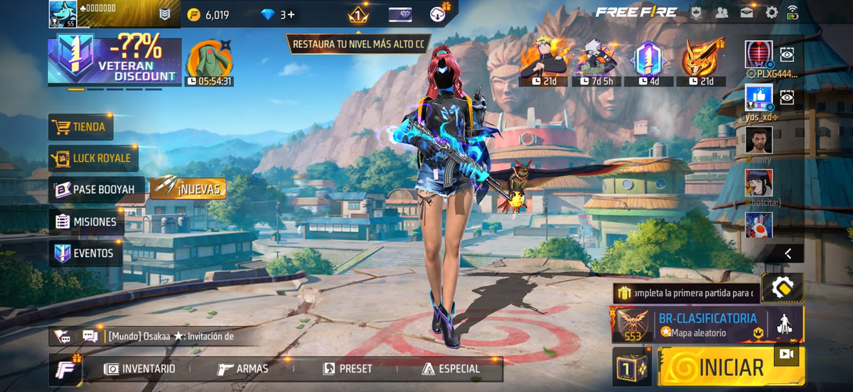 🔥 Cuenta Free Fire