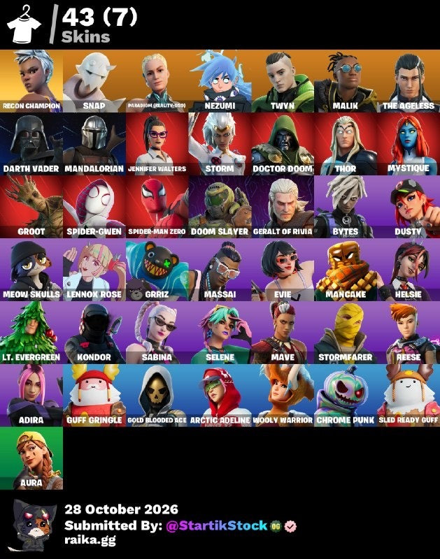 🎮 Cuenta Fortnite