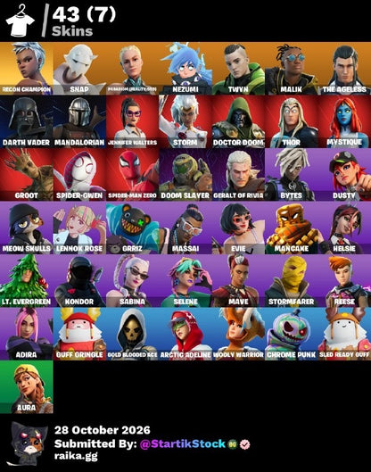 🎮 Cuenta Fortnite