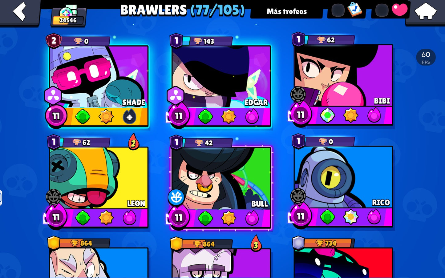 ⚡ Cuenta Brawl Stars