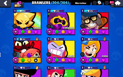 ⚡ Cuenta Brawl Stars