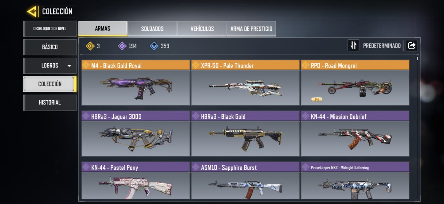 🎖️ Cuenta COD Mobile