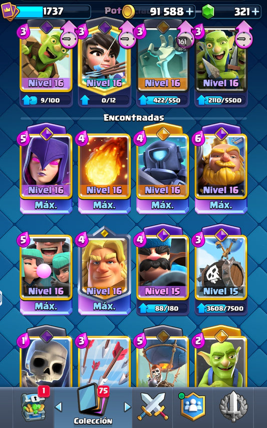 👑 Cuenta Clash Royale