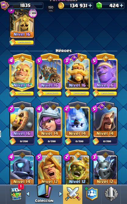 👑 Cuenta Clash Royale