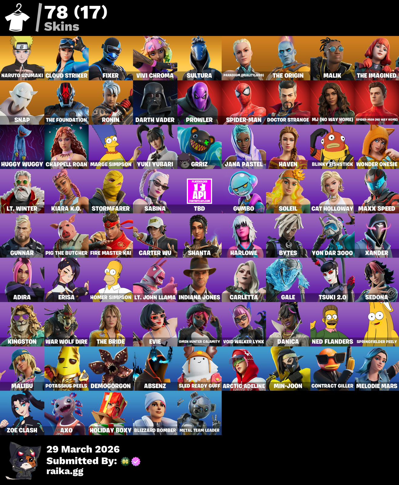 🎮 Cuenta Fortnite