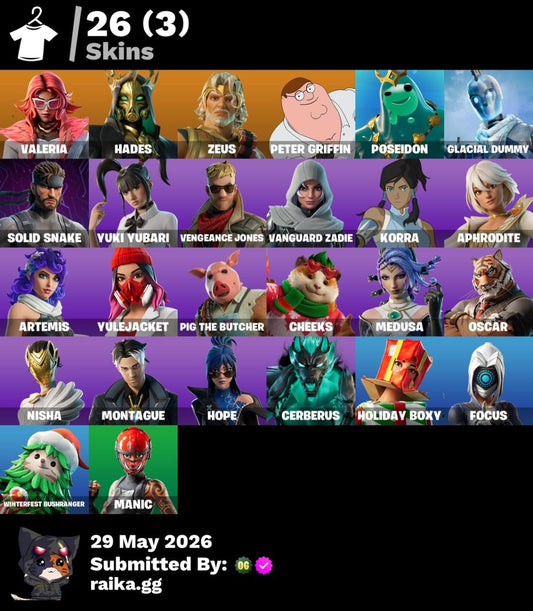 🎮 Cuenta Fortnite