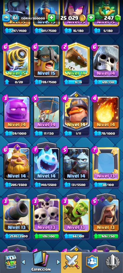 496 CLASH! CUENTA CON 10378 COPAS! 3 CARTAS AL NIVEL 16! 13 CARTAS AL NIVEL 15! 9 CARTAS AL NIVEL 14! 1 CARTA HÉROE Y 11 CARTAS EVOLUTIVAS! 112 EMOTES DE LOS MAS PEDIDOS! 10 TORRES! INSIGNIA DE 3 AÑOS! (849  Mx) @everyone
