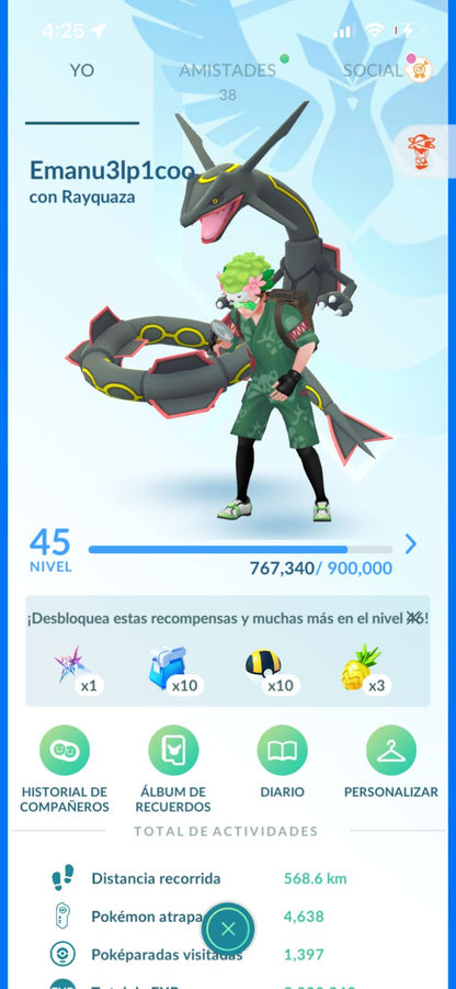 ⚡ Cuenta Pokémon