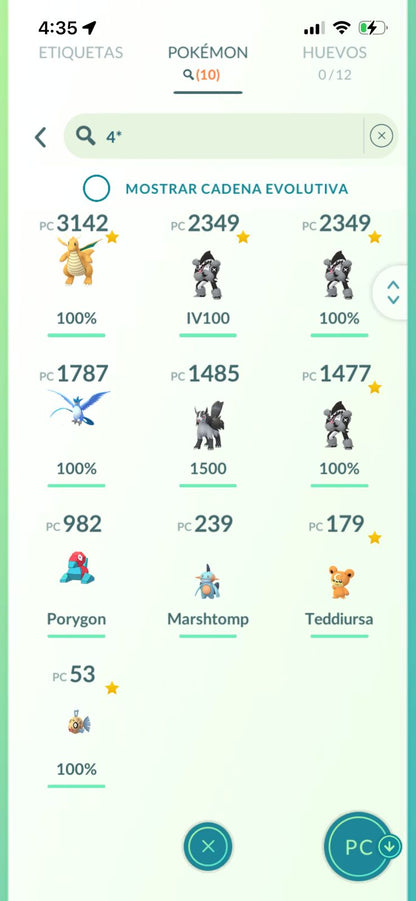 ⚡ Cuenta Pokémon