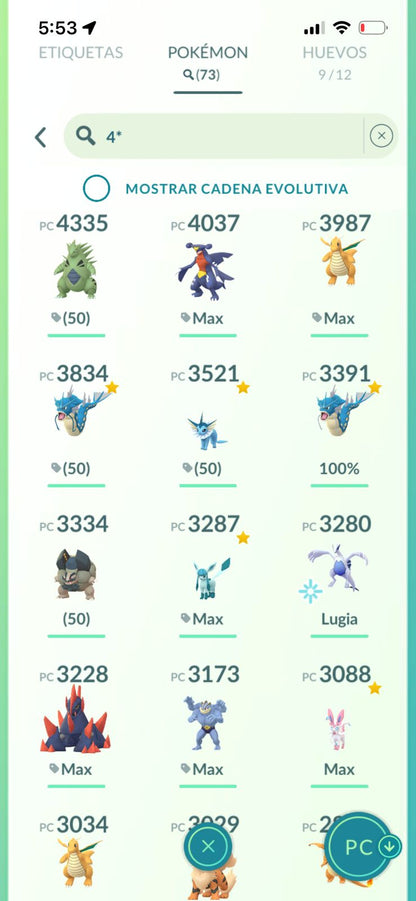 ⚡ Cuenta Pokémon