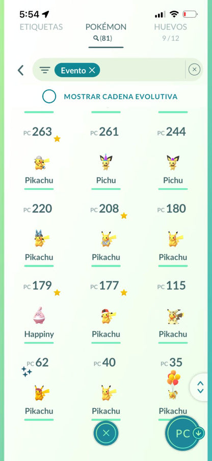 ⚡ Cuenta Pokémon
