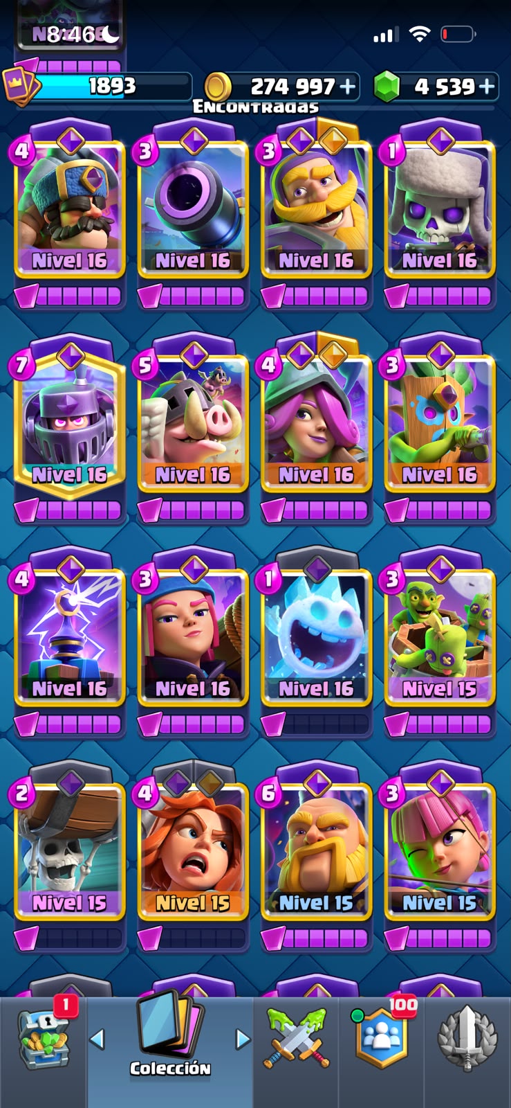 👑 Cuenta Clash Royale