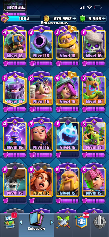 👑 Cuenta Clash Royale