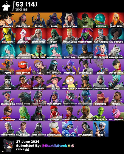 🎮 Cuenta Fortnite