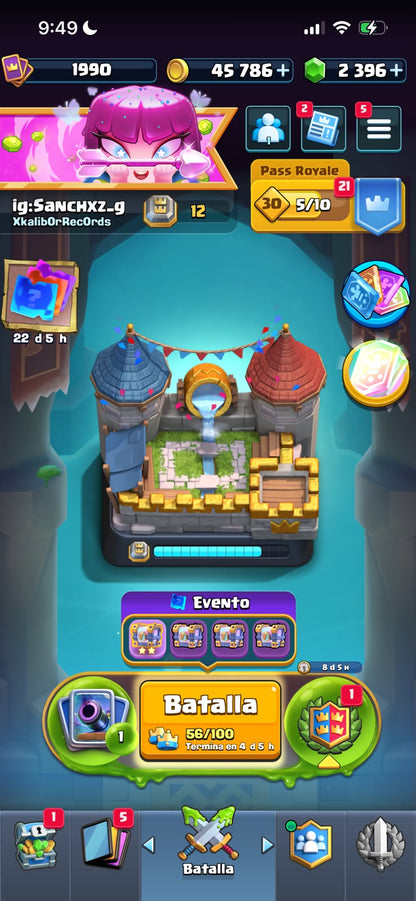 👑 Cuenta Clash Royale