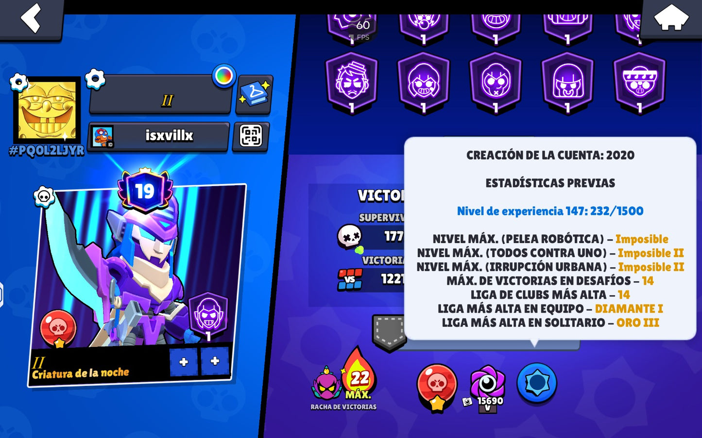 ⚡ Cuenta Brawl Stars