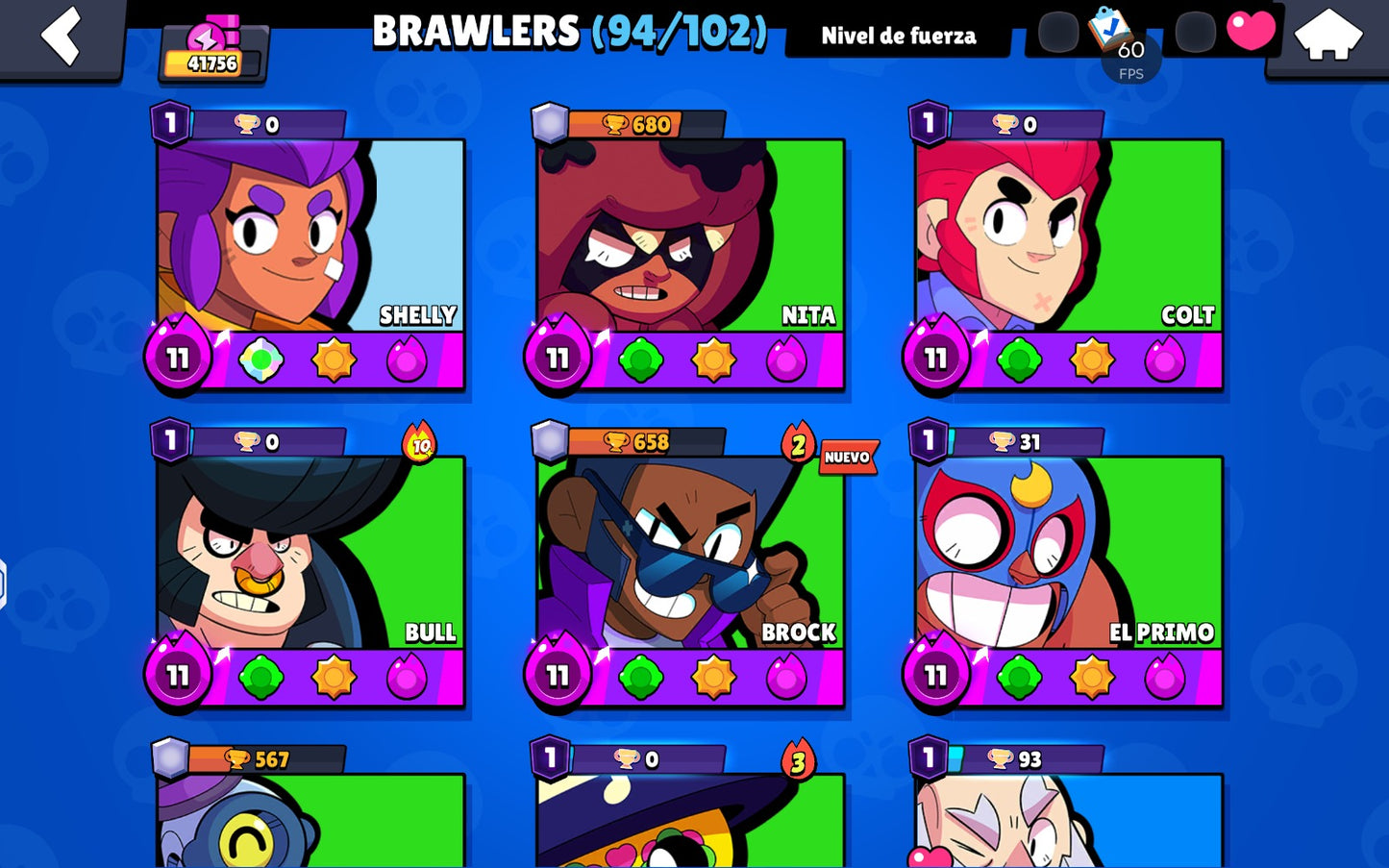 ⚡ Cuenta Brawl Stars