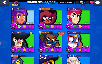 ⚡ Cuenta Brawl Stars