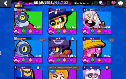 ⚡ Cuenta Brawl Stars