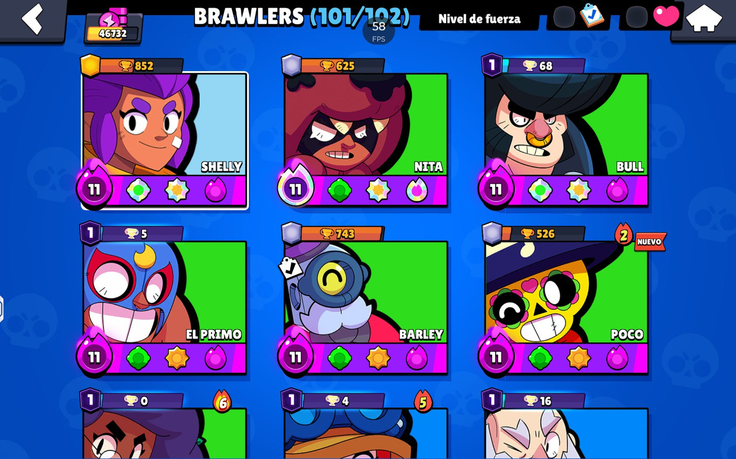 ⚡ Cuenta Brawl Stars