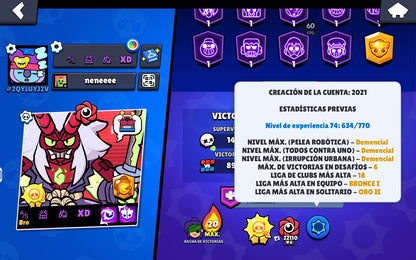 ⚡ Cuenta Brawl Stars