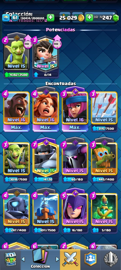 👑 Cuenta Clash Royale