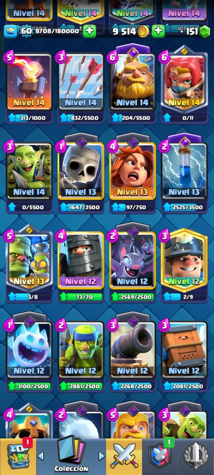 👑 Cuenta Clash Royale