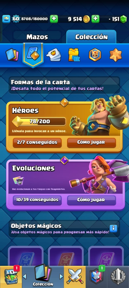 👑 Cuenta Clash Royale