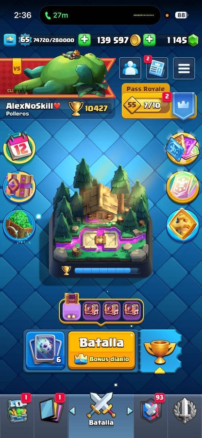 👑 Cuenta Clash Royale