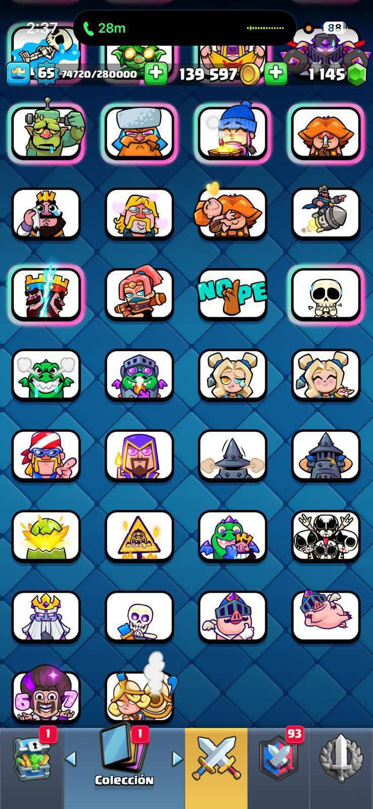 👑 Cuenta Clash Royale