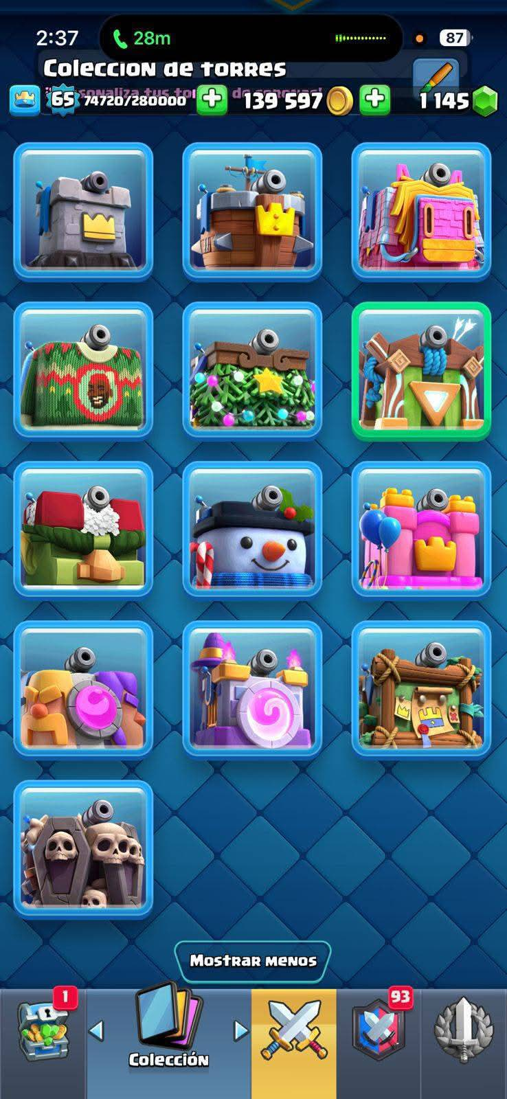 👑 Cuenta Clash Royale