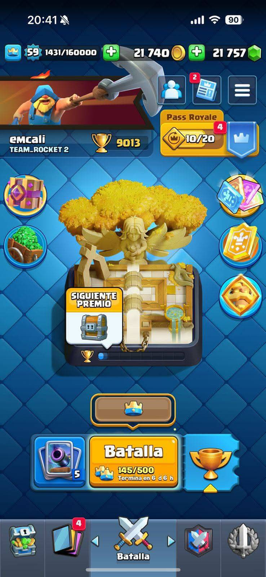 👑 Cuenta Clash Royale