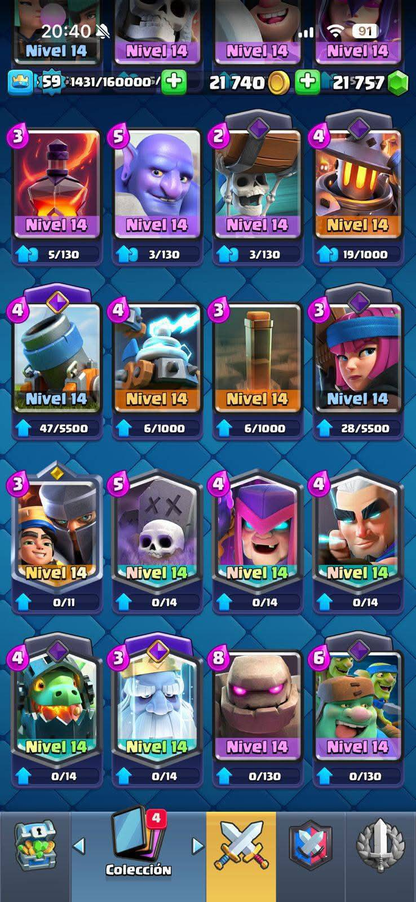 👑 Cuenta Clash Royale