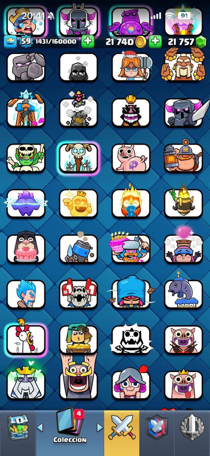 👑 Cuenta Clash Royale