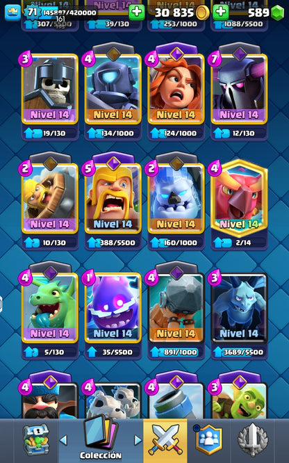 👑 Cuenta Clash Royale
