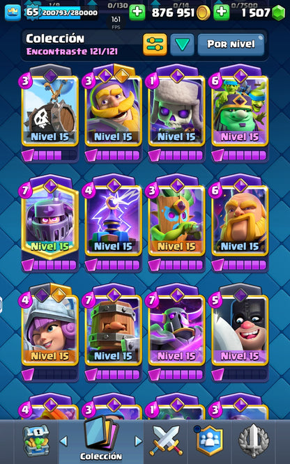 👑 Cuenta Clash Royale