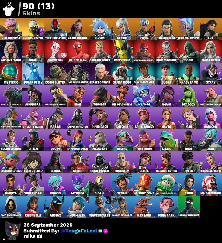 🎮 Cuenta Fortnite